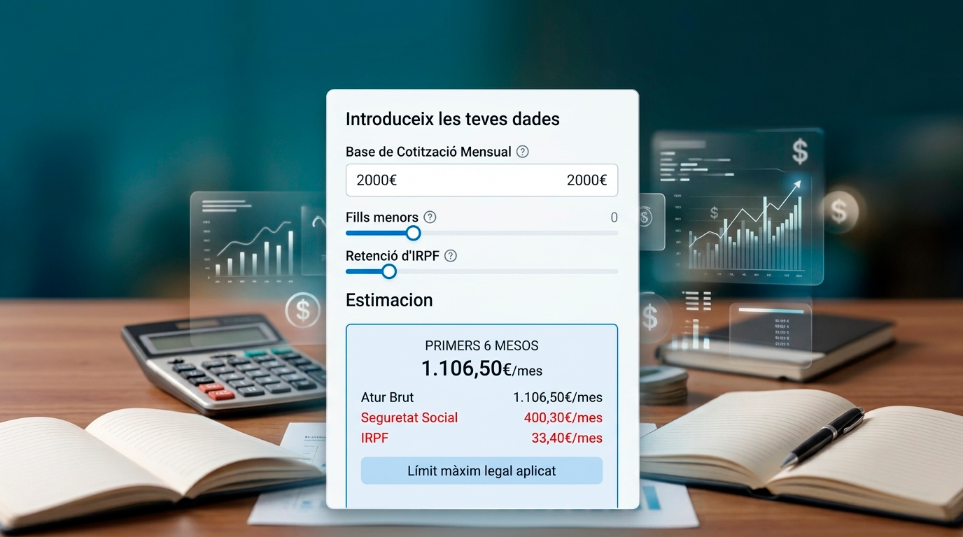 Calculadora de l'atur net: Com calcular la teva prestació Calculadora de l'atur net